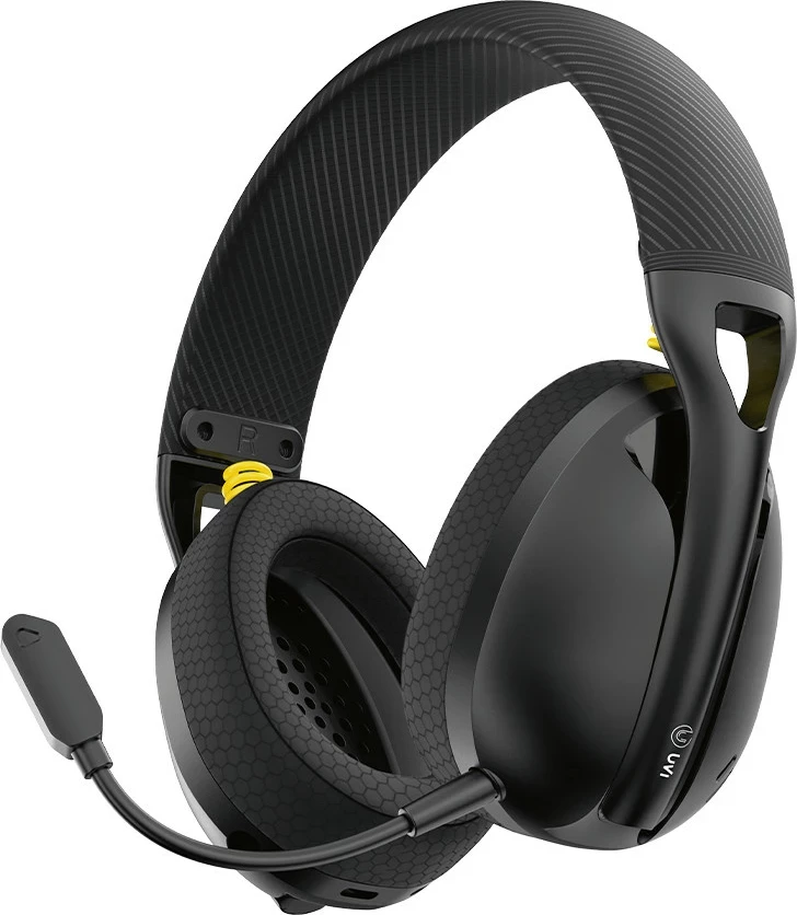 Kufje UVI BEE Wireless, Bluetooth 5.2, 40 mm, me mikrofon të shkëputshëm, USB-C, të zeza