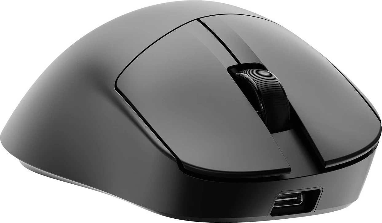 Maus wireless Ajazz AJ179 V2 MAX, 12000 DPI, 56 g, Bluetooth/2.4GHz, e zezë