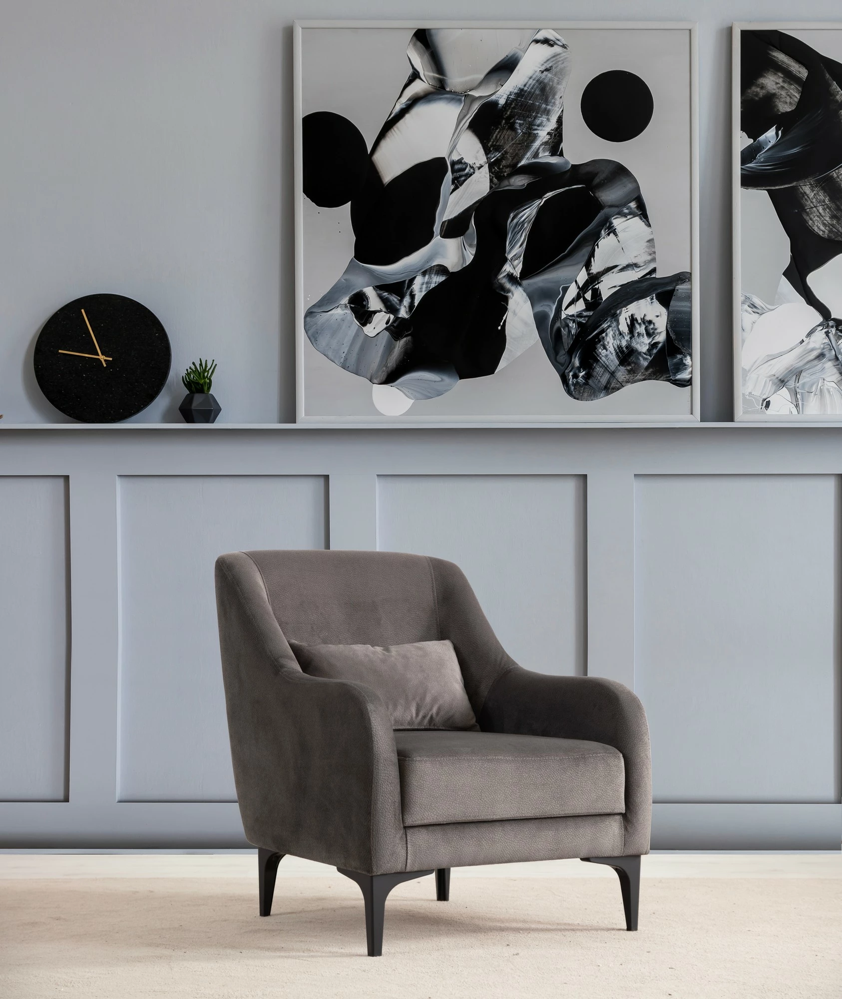 Karrige krahu Atelier del Sofa, Astana, antracit