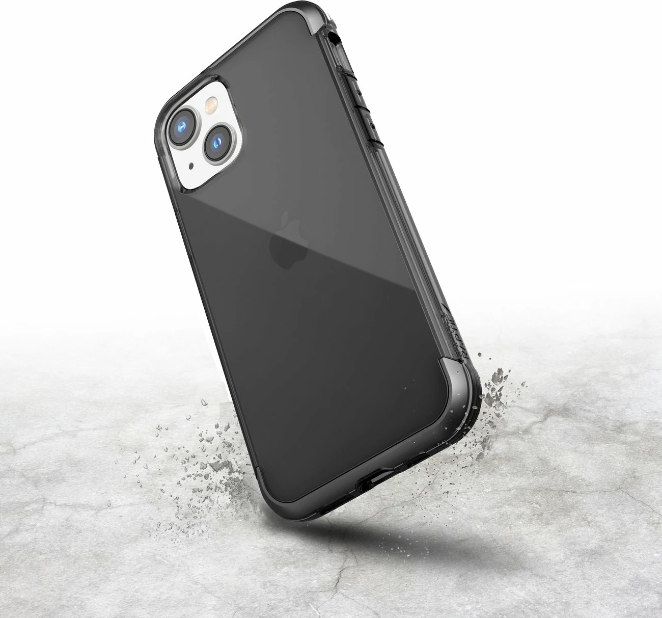 Mbështjellës Raptic X-Doria Air për iPhone 14 Plus, MagSafe, i fortë, gri