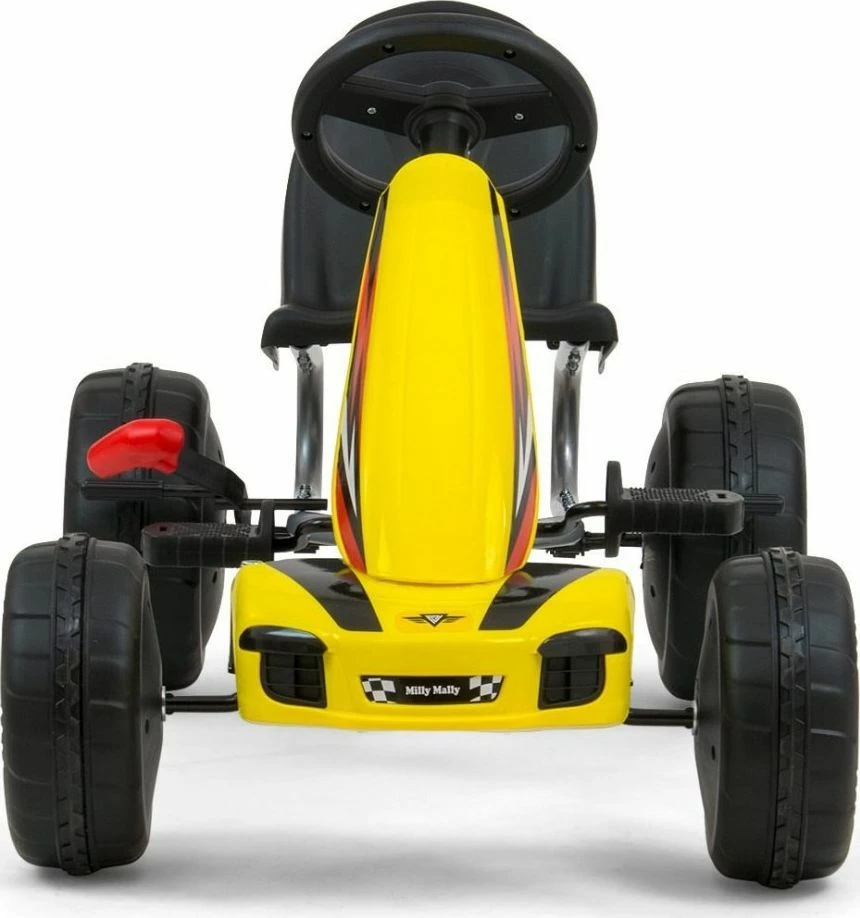 Gokart me pedale Milly Mally Viper, 4 rrota, 3+ vjeç, 30 kg max, rozë