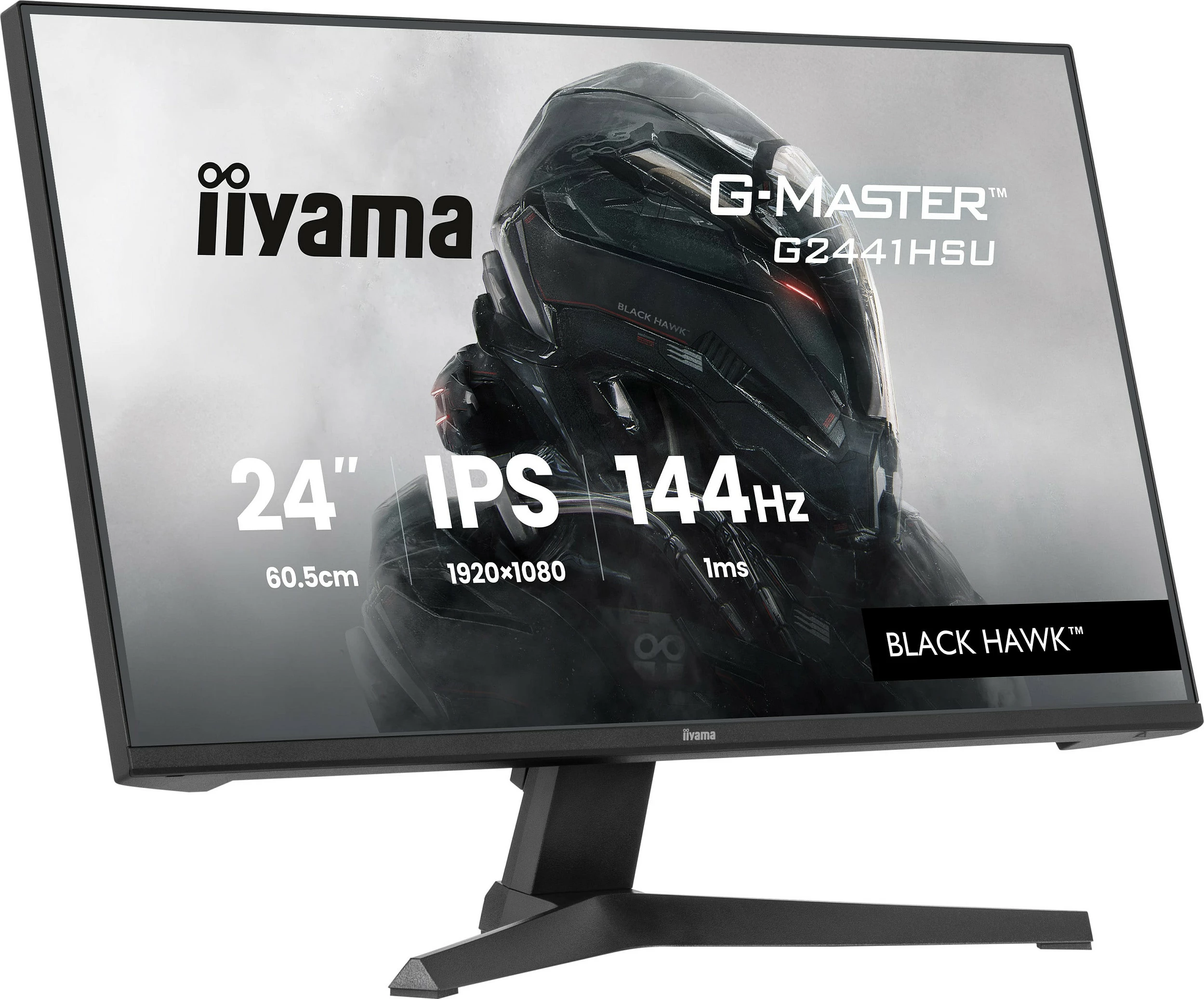 Monitor iiyama G-Master G2441HSU-B1, 24", Full HD, IPS, 144Hz, 1ms, FreeSync, i zi