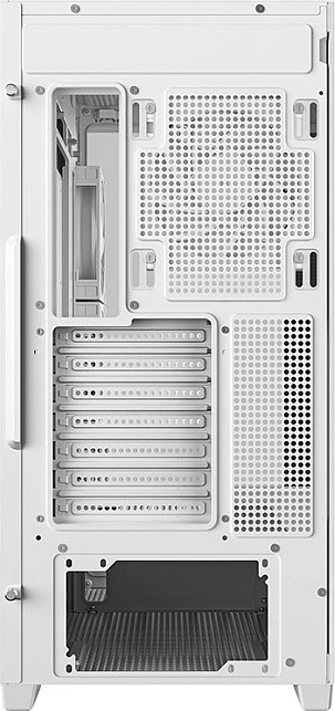 Kasë Deepcool CG580 4F V2, Midi Tower, xham i temperuar, RGB, e bardhë