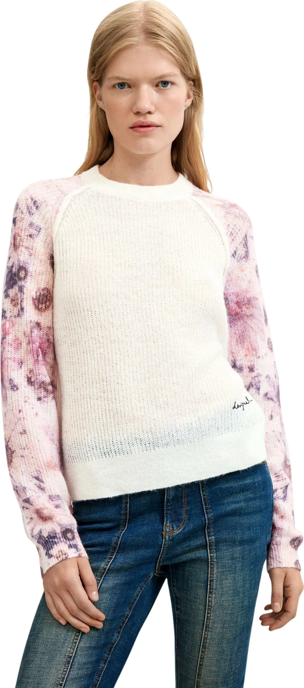 Xhemper për femra Desigual 26WWJF19, i bardhë