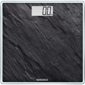 Peshore dixhitale personale, Soehnle Style Sense Compact 300 Slate (63881), kapacitet 180 kg, ekran LCD, xhami sigurie, e zezë