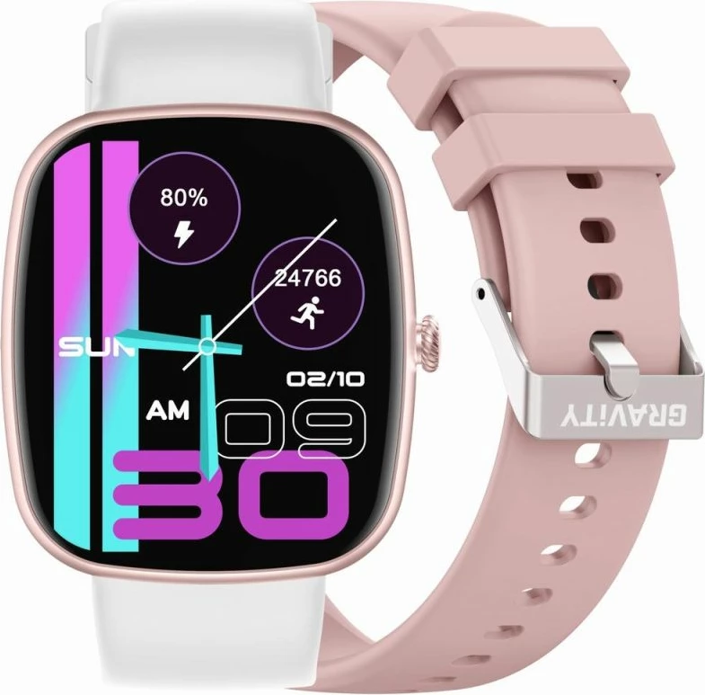 Smartwatch për femra Gravity, rozë