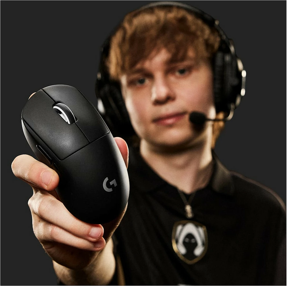 Maus Logitech G PRO X SUPERLIGHT 2C, wireless 2.4 GHz/USB, 44000 DPI, 5 butona, 53 g, zi