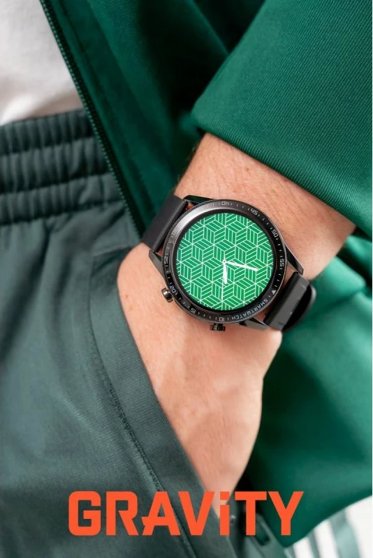Smartwatch Gravity GT10-4, dy rripa, e zezë