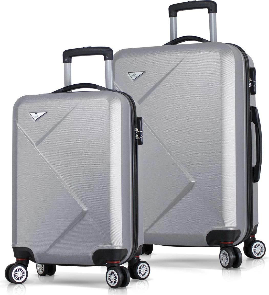 Set valixhesh (2 copë), gri, Zoozie Bags, 4896