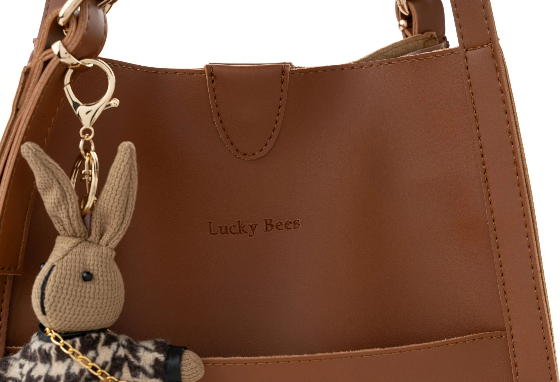 Çantë tote ngjyrë tan Lucky Bees, 352
