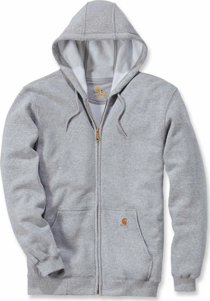 Duks me kapuç Carhartt Midweight Hooded Zip Front, S, gri