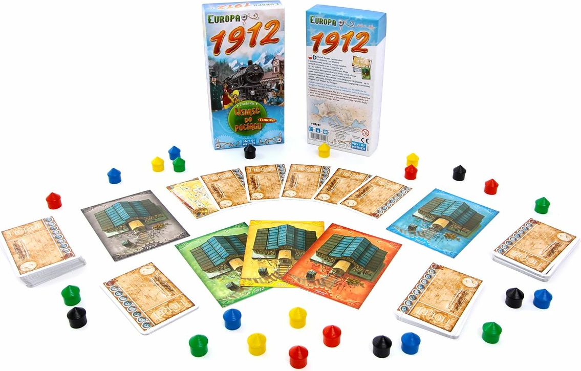 Shtesë për lojë tavoline Rebel Ticket to Ride: Europe 1912
