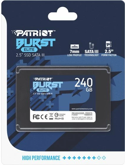 SSD Patriot Burst Elite 240GB 2.5\" SATA 3 (6Gb/s)