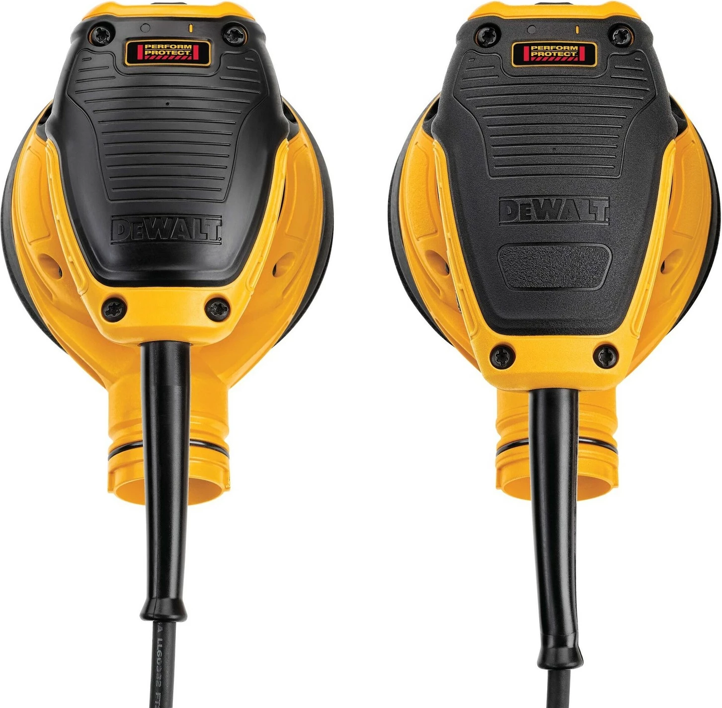 Lëmues orbital DeWALT 125mm 280W, zi/verdhe