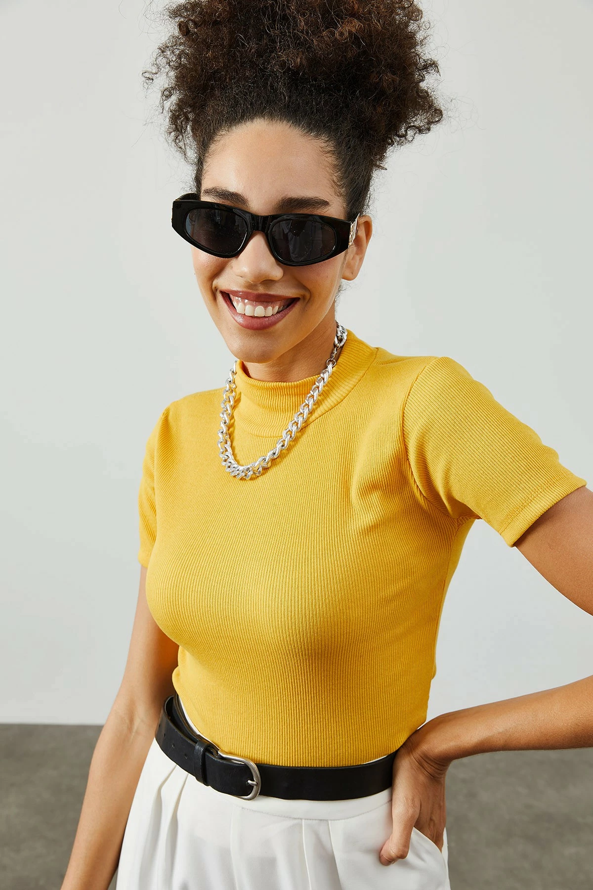 Bluzë e verdhë për femra, Jumeon, X1915