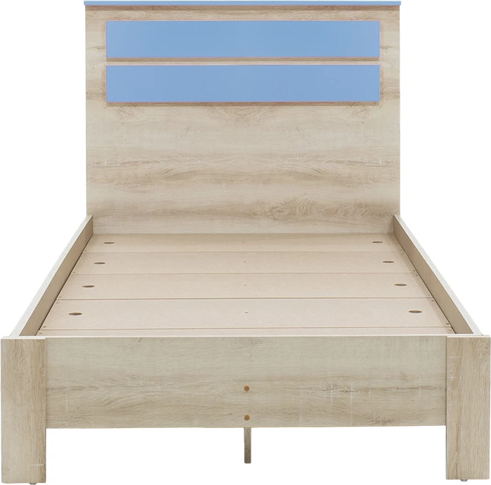 Krevat Looney, ngjyrë castillo-blu, 100x200cm