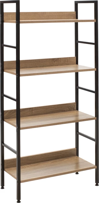 Set mobilje për zyre studentore Ramon-Berto I, 3 copë, ngjyrë lis modern, e zezë