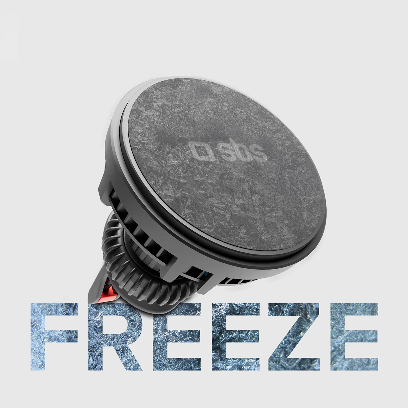 Mbajtës magnetik me karikues wireless SBS TESUPFANWIR15W, për grilë të ajrit, 15W, me ftohje, i zi