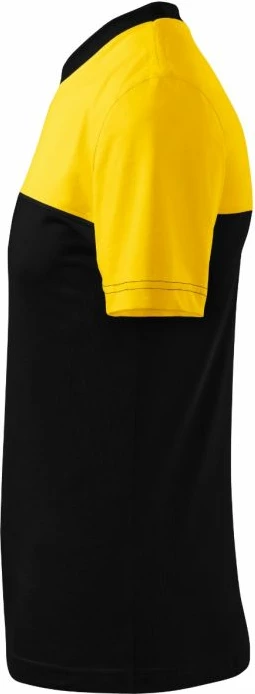 Maicë Malfini për Meshkuj, Colormix M MLI-10904, e zezë dhe e verdhë