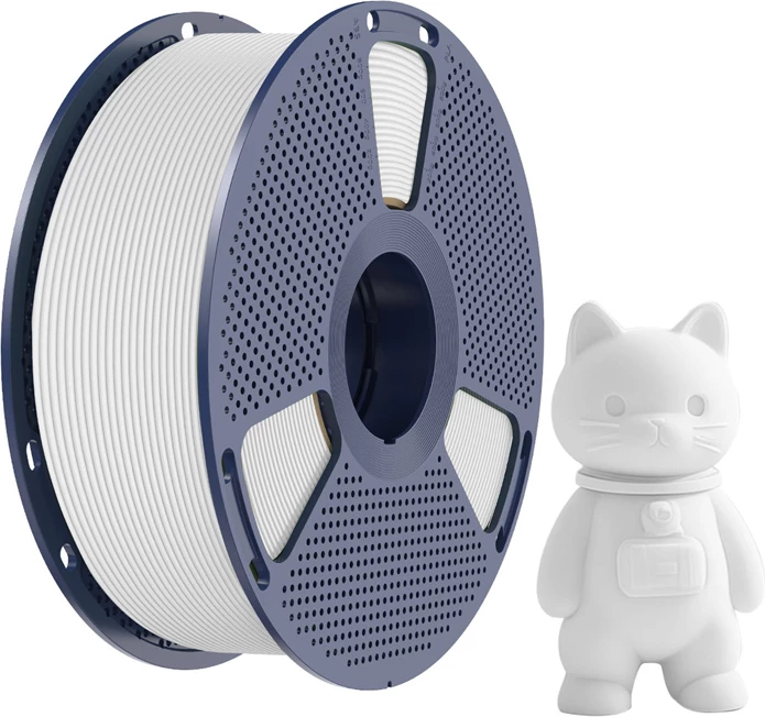 Filament PLA Matte Sunlu PLA M W 1.75mm 1kg, i bardhë