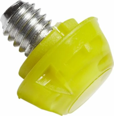 Studa për këpucë futbolli Adidas TPU Studs FJ6350 8x6mm + 4x9mm, verdhë neon, set 12 copë
