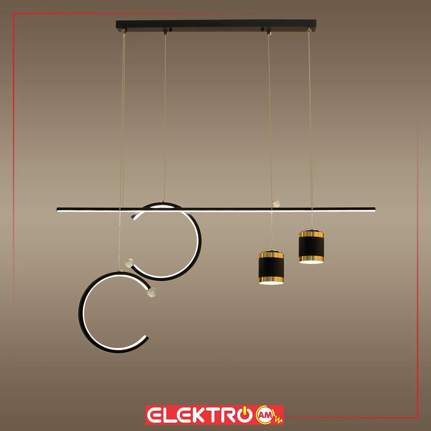 Abazhur LED linear SN0037-BK