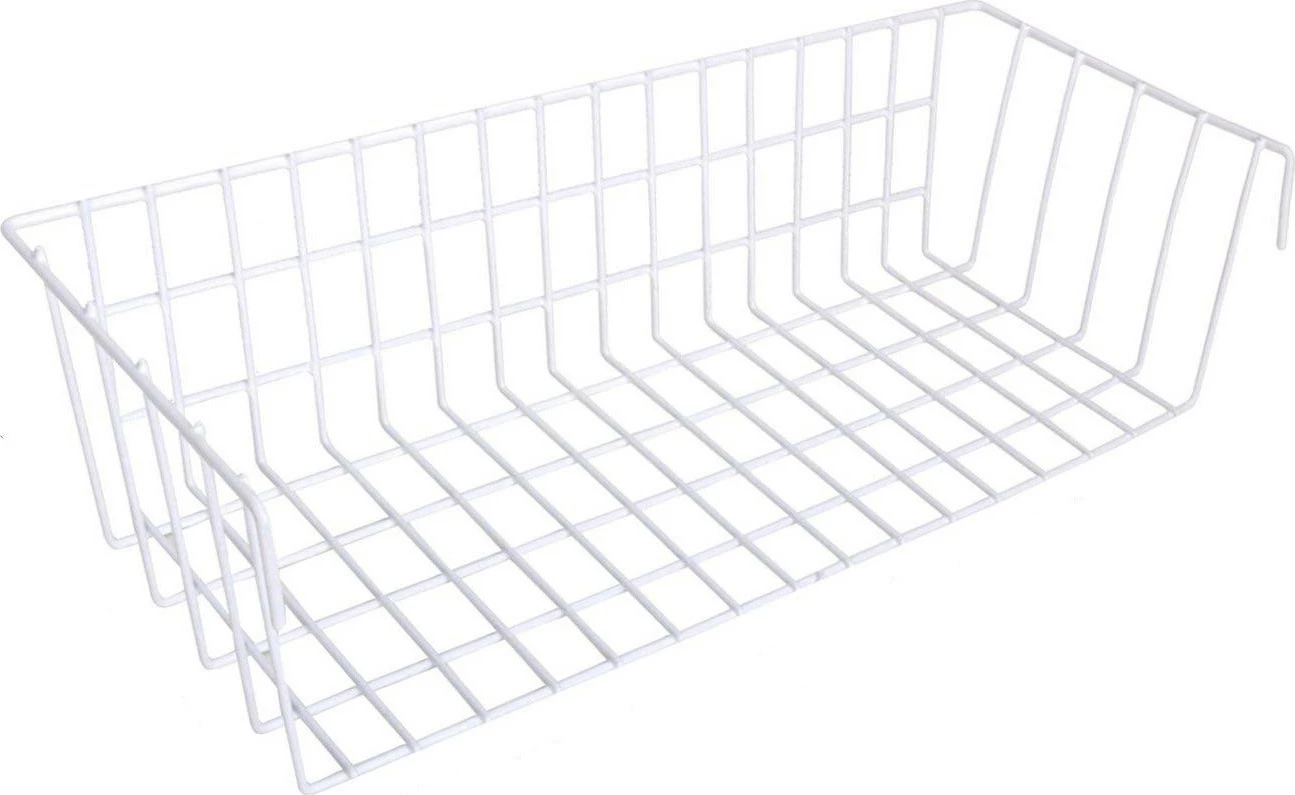 Aksesor dekorativ metalik për mur, Wallity, WR014, i bardhë, 38x13x16cm