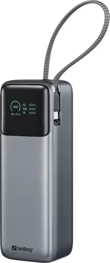 Powerbank Sandberg All-in1 421-31 27000mAh PD 240W, gri