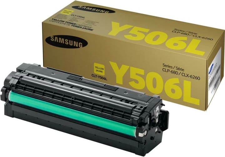 Toner, Samsung CLT-Y506L (SU515A), rendiment i lartë, për CLP-680/CLX-6260, e verdhë
