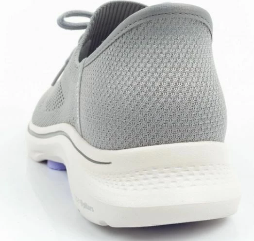 Atlete Skechers për femra, gri/argjend