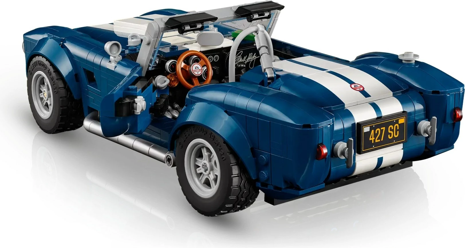 Set LEGO ICONS Shelby Cobra 427 S/C, 10357, për të rritur, Blu