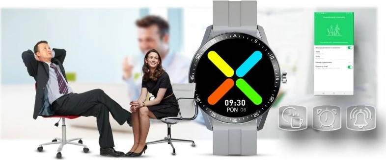 Smartwatch unisex G.ROSSI, argjend