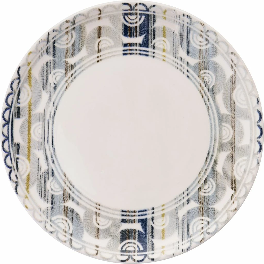 Set pjatash shërbimi (6 copë), Hermia Concept, vija gri