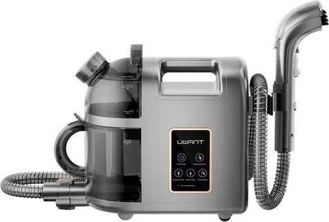 Fshesë me avull Uwant B200, 1900W, 12kPa, depo ujë pastër 1.5L + ujë të ndotur 1.5L, 100°C, gri