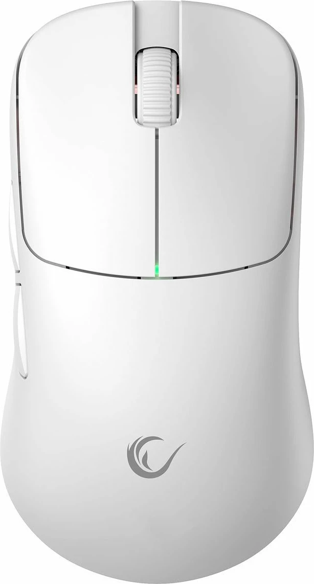Maus Rampage Tilion 24000 DPI, optik, 5 butona, wireless + wired, i bardhë, set me USB receiver dhe kabllo USB-C