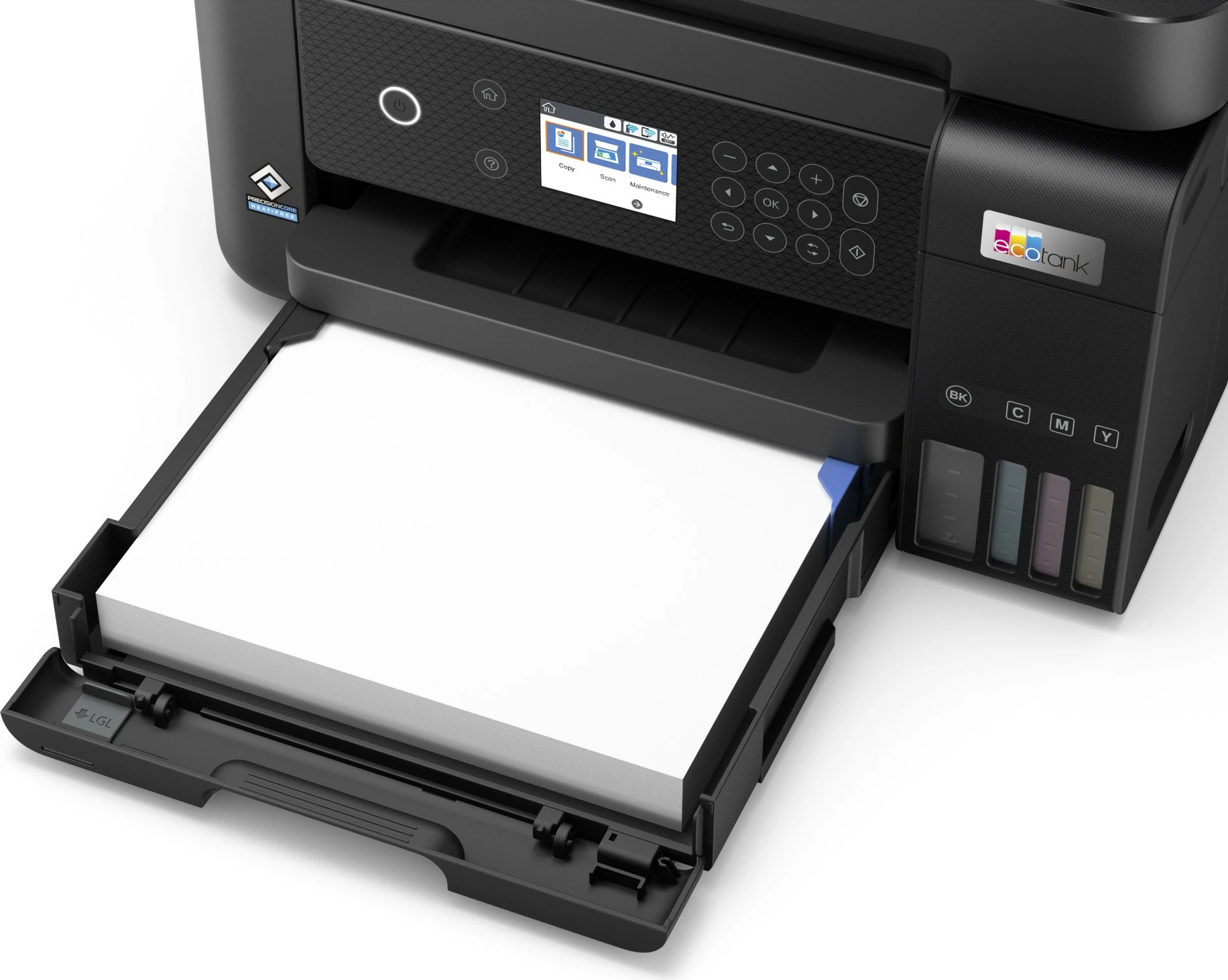 Printer multifunksional Epson EcoTank ET-3850, ngjyrë, A4, Wi-Fi, LCD, i zi