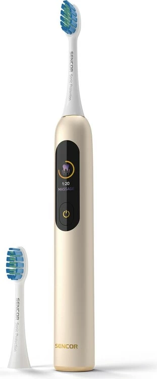 Furçë elektrike për dhëmbë Sencor SOC 5011GD,  Smart sonic, e artë