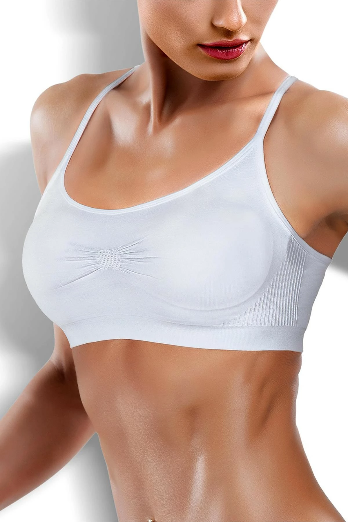 Bra sportiv Jumeon, i bardhë, 237-004100