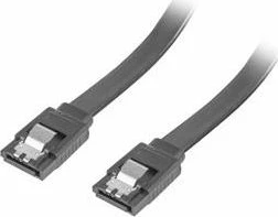 Kabllo SATA Lanberg CA-SASA-14CU-0050-BK, SATA III 6Gb/s, 0.5 m, e zezë