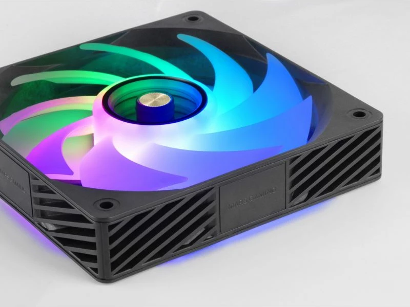 Ventilatorë kompjuteri TACENS Mars MF-SI4KIT 120 ARGB x4 me hub dhe telekomandë, të zinj