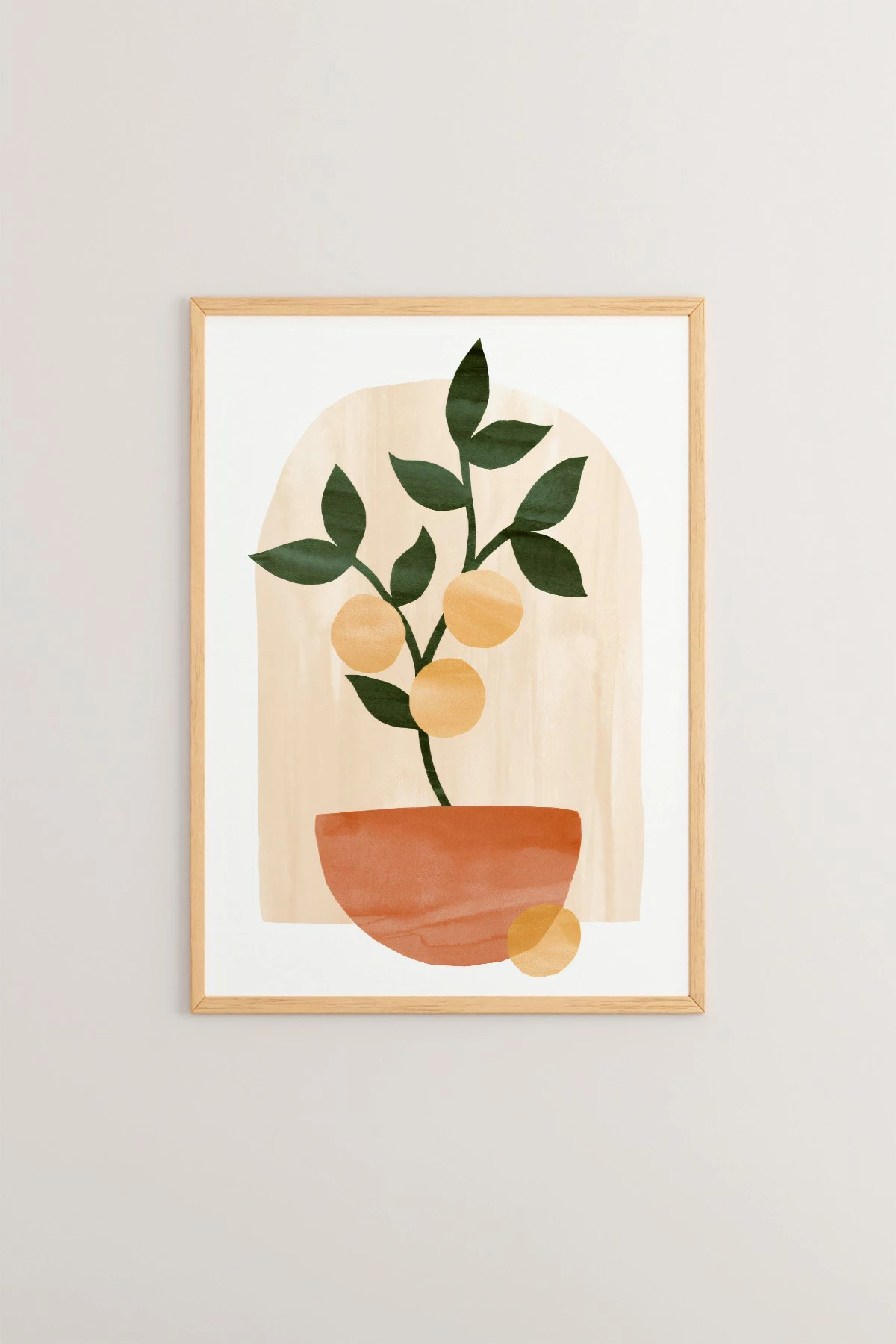 Pikturë dekorative me kornizë, Wallity, Tekhamcerceve77, shumëngjyrëshe, 33x48cm