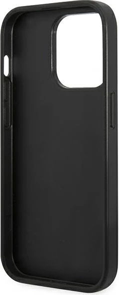 Mbështjellës Guess 4G Stripe Collection për iPhone 14 Pro 6.1" hardcase, gri, në kuti
