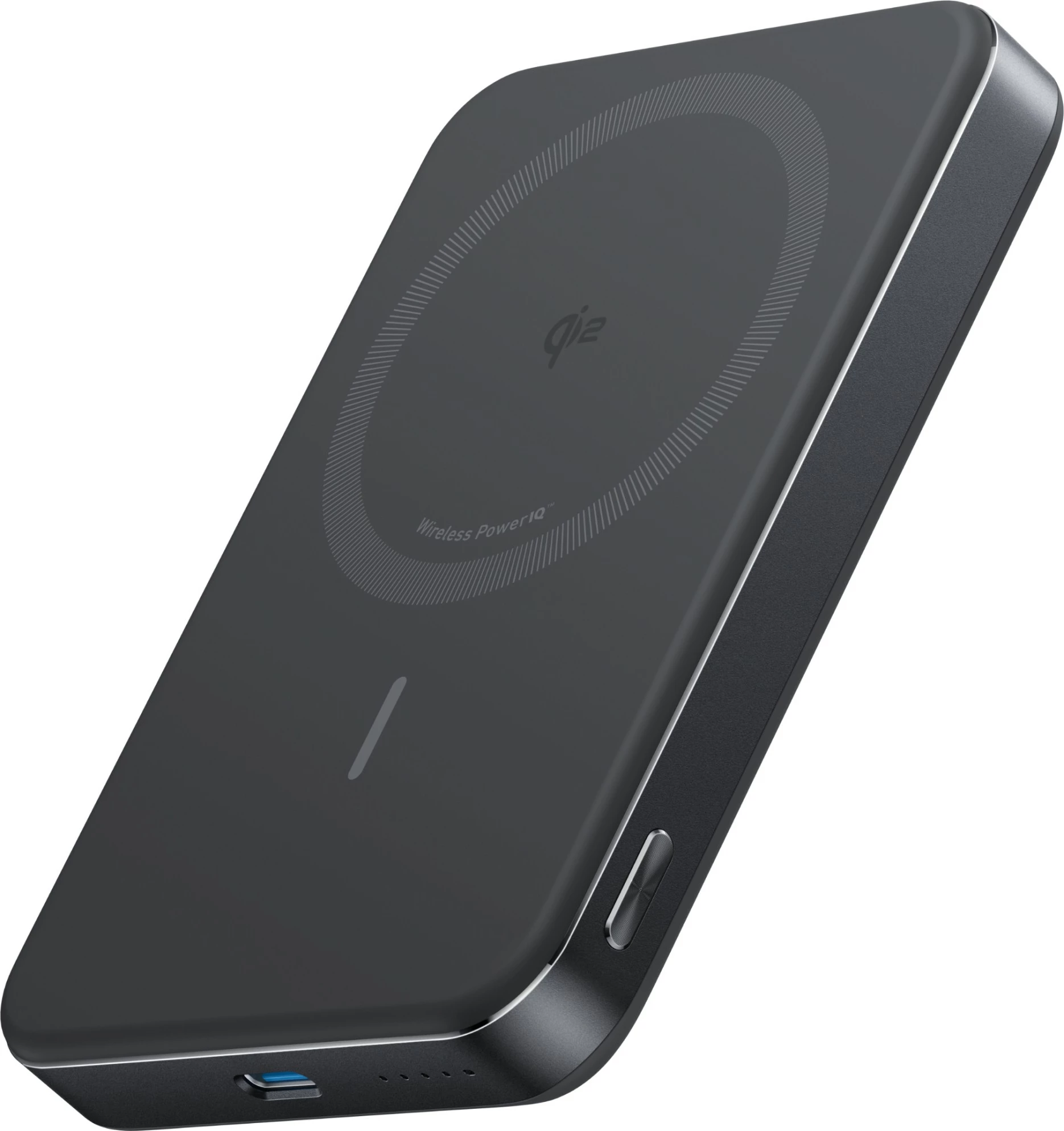Powerbank Anker A1664H11, 10000 mAh, Ngarkim pa tel, 12 W, Ngjyrë e zezë