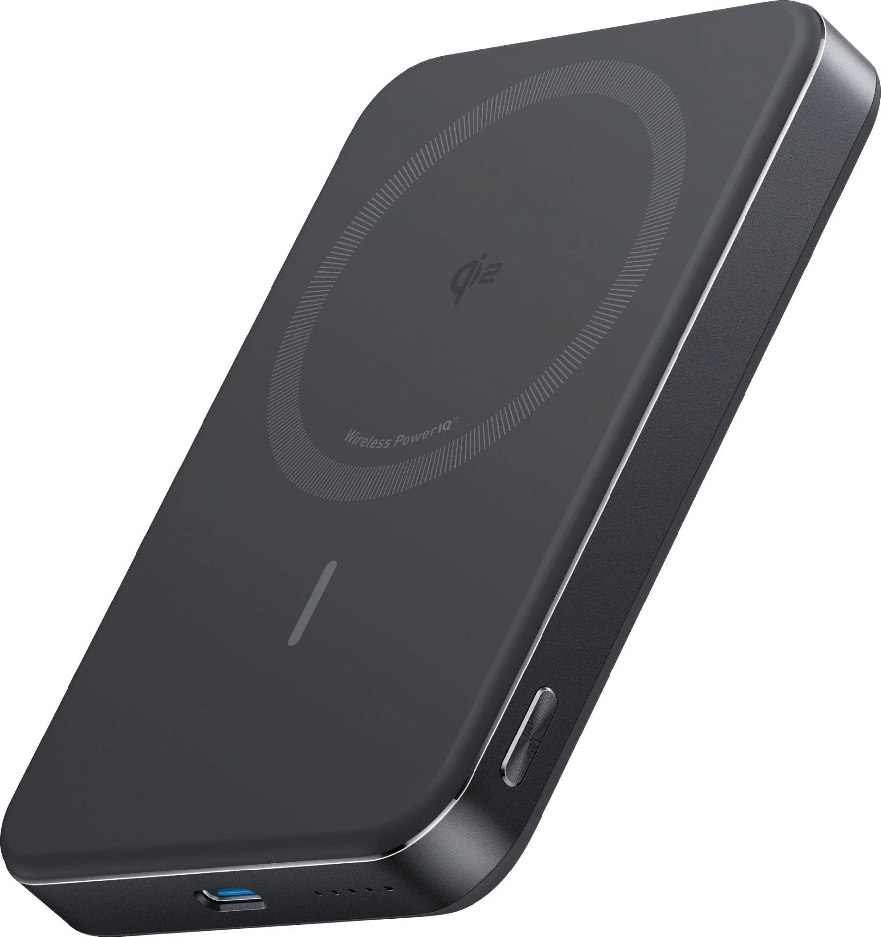 Powerbank Anker A1664H11, 10000 mAh, Ngarkim pa tel, 12 W, Ngjyrë e zezë