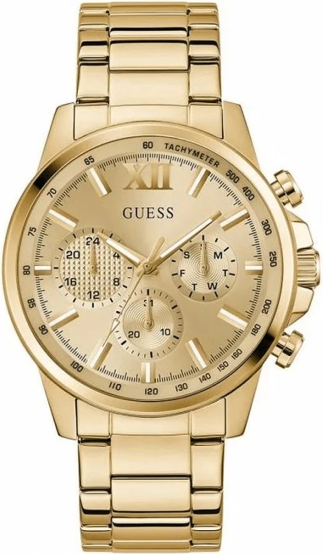 Orë dore meshkuj Guess Walker GW0900G2, e artë, set me kuti
