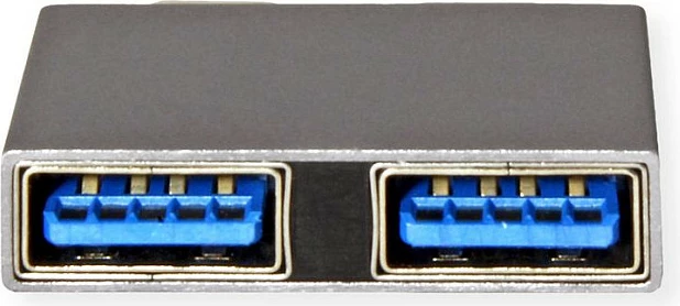 Adapter USB-C në USB-A ROLINE 12.03.2947, 2x USB-C (M) / 2x USB-A (F), 10 Gbit/s, argjendtë
