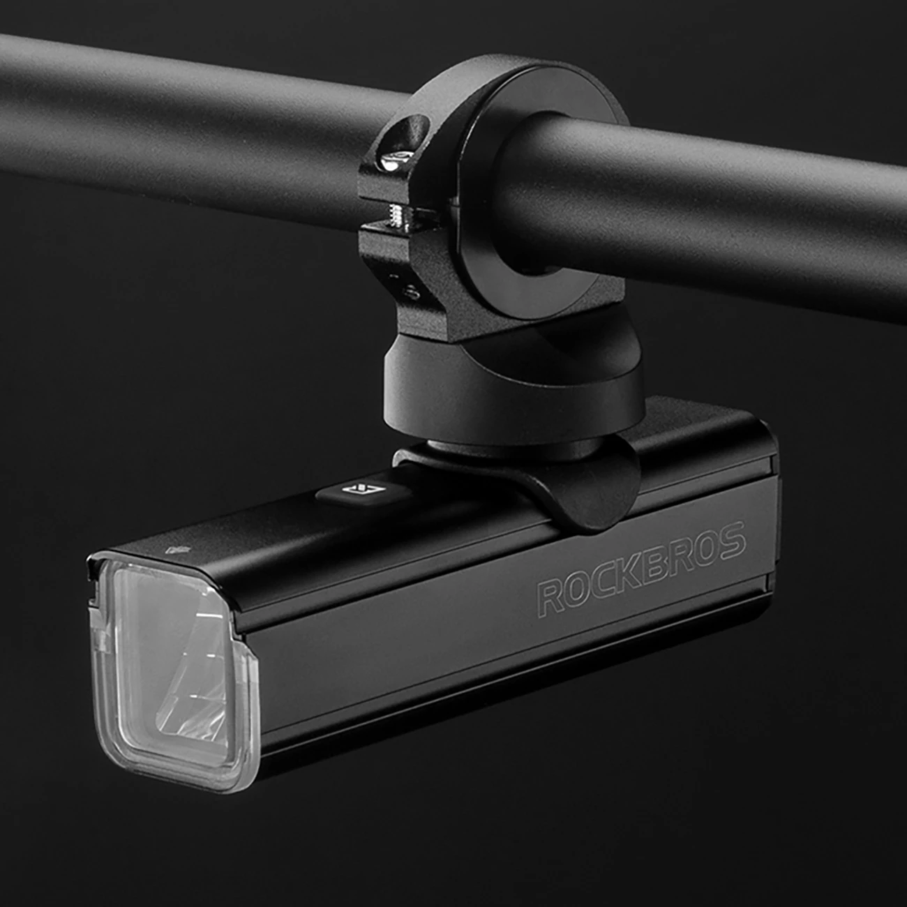 Dritë për biçikletë Rockbros 24610002001, 1000 lm, USB-C, e zezë, set me kabllo