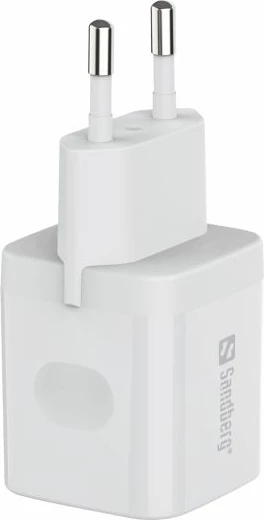 Karikues muri USB-C SANDBERG 441-42 PD 20W, prizë EU, i bardhë