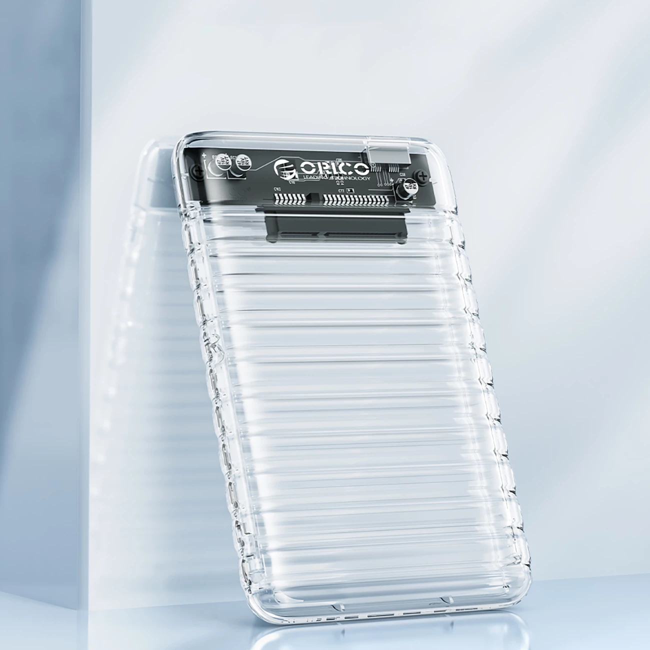 Kasë Orico 2139U3-V1 për 2.5" HDD/SSD, USB Micro-B, 5Gb/s, Transparent