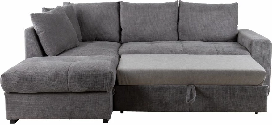 Kënd divan Bill, shtrihës, kënd i majtë, ngjyrë gur, 241x173x94